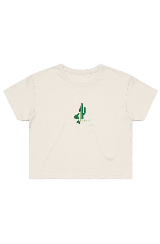 Cactus 35 Street Crop Tee Embroidered